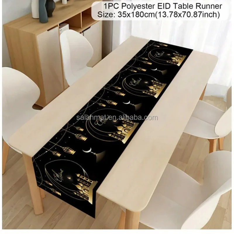 Multiple colors Tablecloth Dinner Table Linen Islamic Party Supplies Ramadan Kareem Ramadan Decoration For Home Nordic style