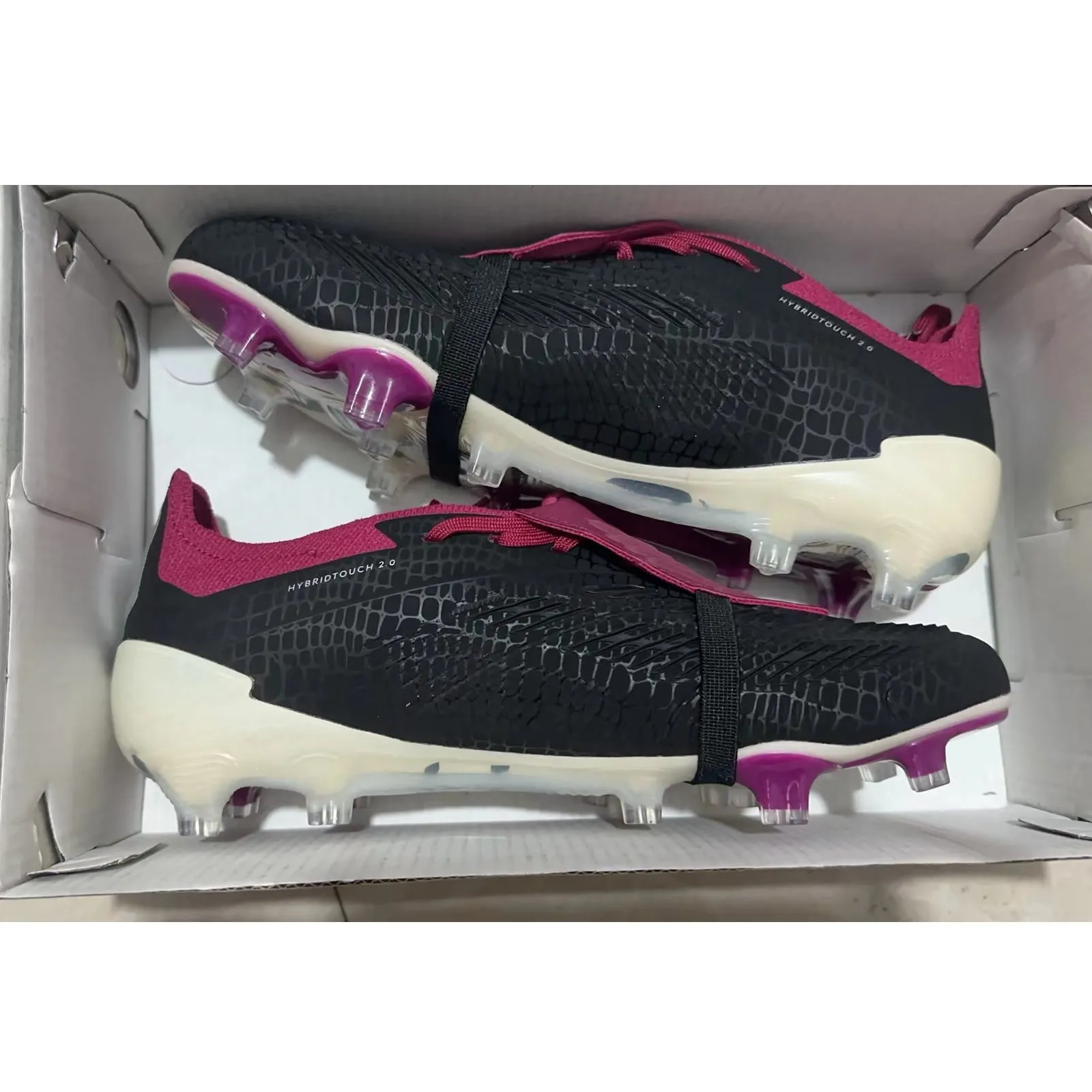 2024 factory new brand mens boots predator accuracy+ FG soccer shoes football cleats cheap top quality football soccer shoes