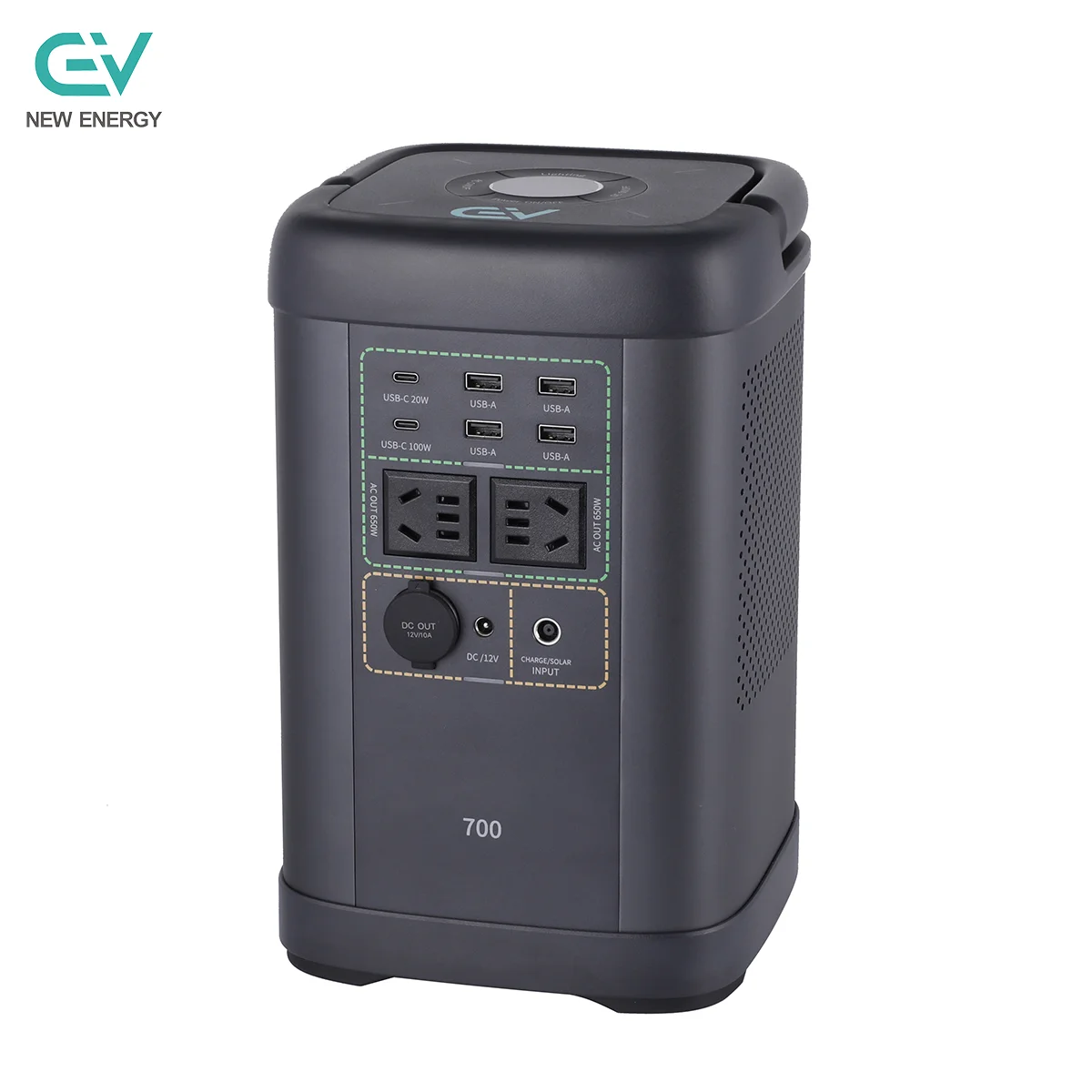 EV Backups Powered Electric Generator 1000w Lifepo4 Battery Portable Power Station Solar Generator With Panel Completed Set