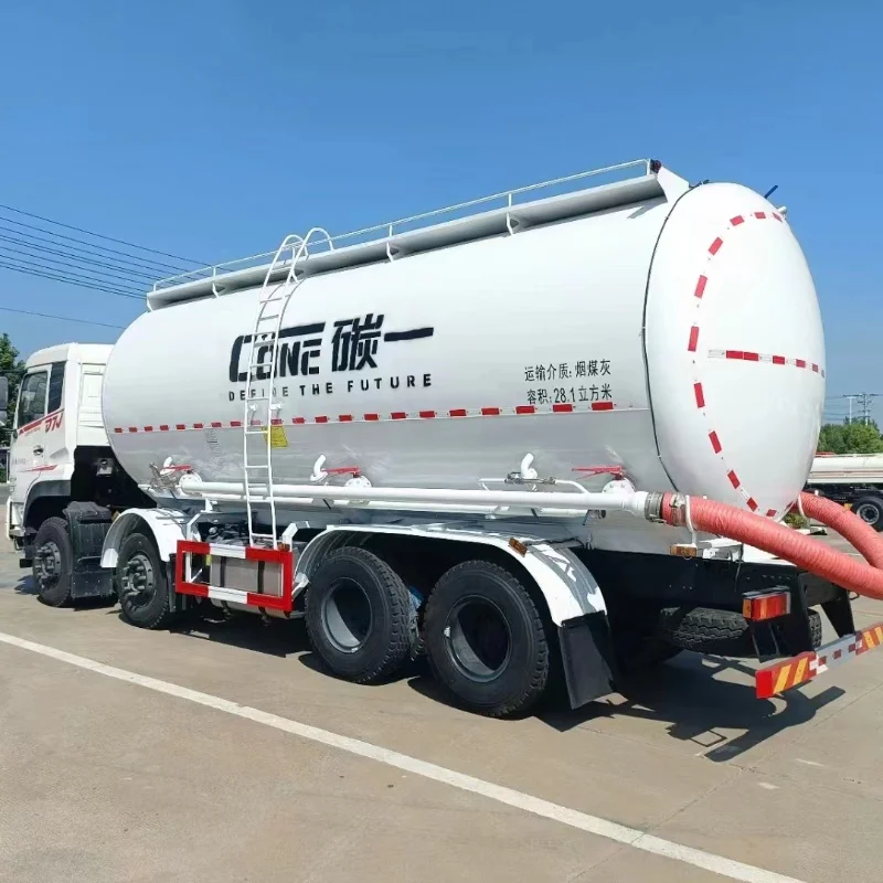 Dongfeng Howo Cargo Truck Left Hand Drive Manual Transmission Customizable Bulk Cement Dry-Mixed Powder Material Diesel New