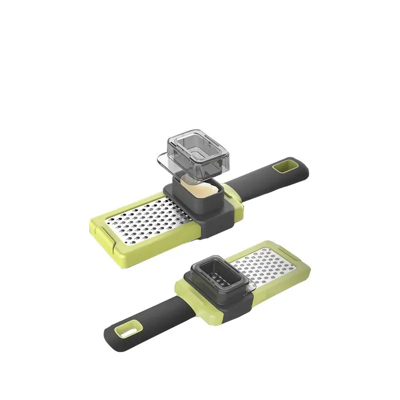 Cheap multifunctional household kitchen gadget vegetable cutter tools stainless steel manual cheese garlic press grinder