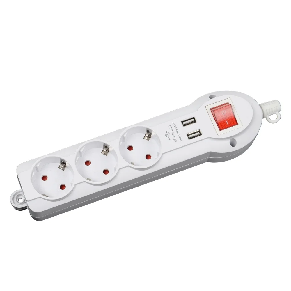 Excellent quality Hot sale European electrical power socket with Extension Cords