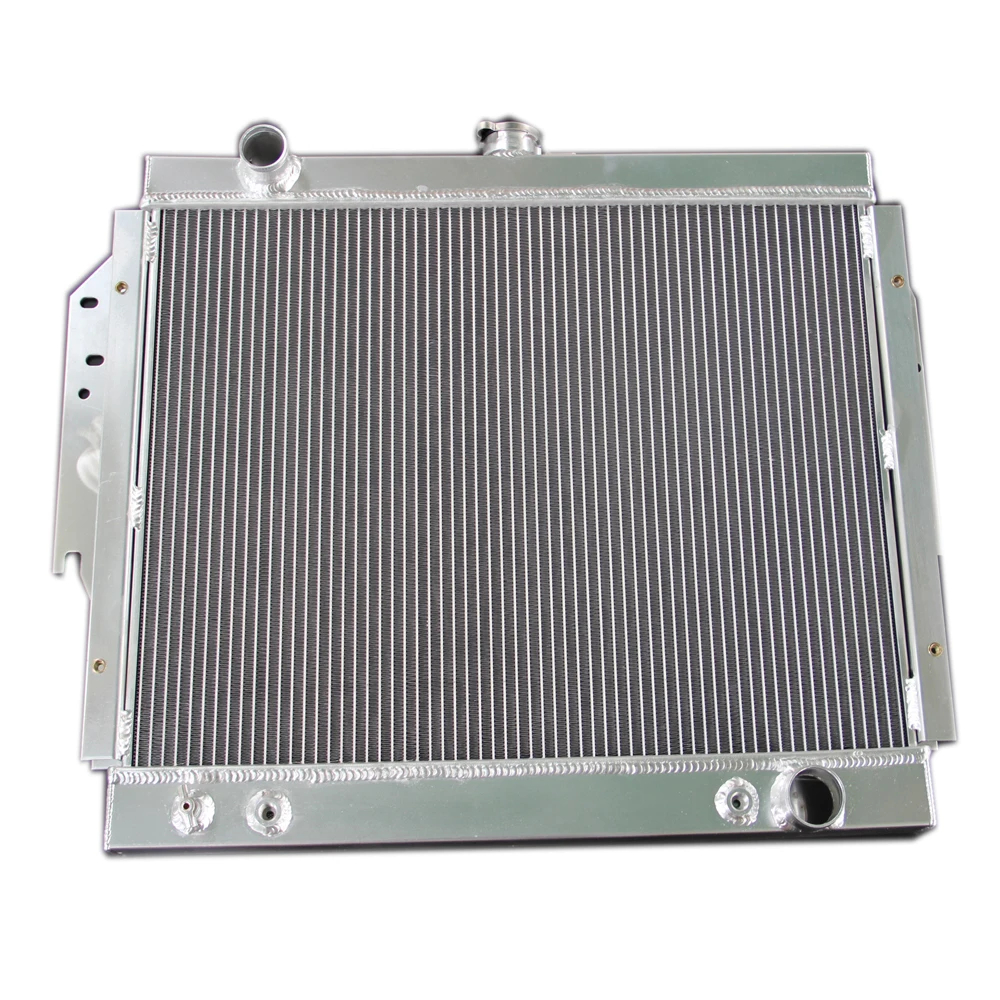 
2 Row Aluminum Radiator For 79-89 D100 79-91 Dodge D150 W150 D200 V8 5.9L 