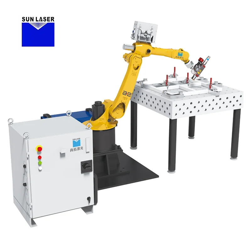Fully Automated Robot Fiber Optic Industrial Welding Intelligent Robot Arm New Energy Welding And Conveying General Equipment
