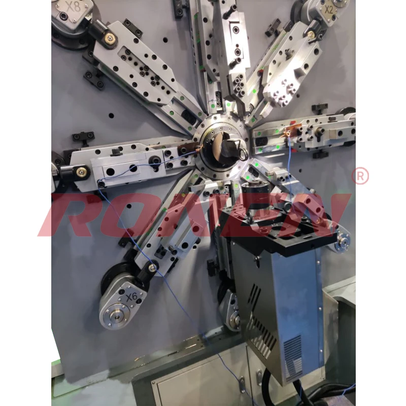 Diameter 2.0 - 6.5 mm Steel Thick Wire Bending Machine Coil Spring Making Machine