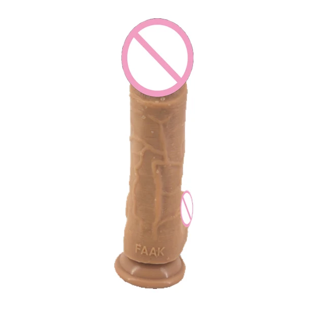 FAAK High Quality and Best Price  Remote Control Sex Toys and Realistic Huge Silicone Dildos Are Very Popular with Woman