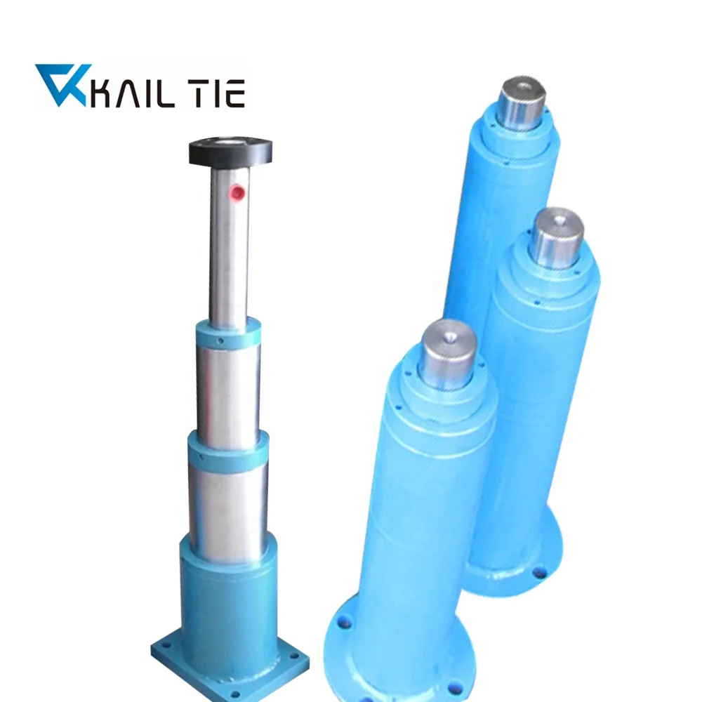 telescopic hydraulic cylinder 5 stage long stroke hydraulic cylinder