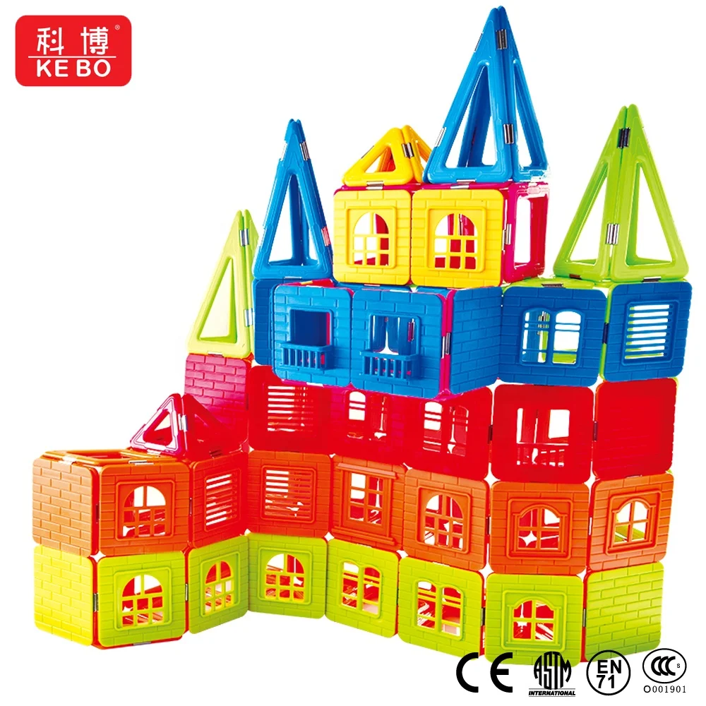 KEBO Magnetic building blocks/educational toys for kids creative&imaginative stem related