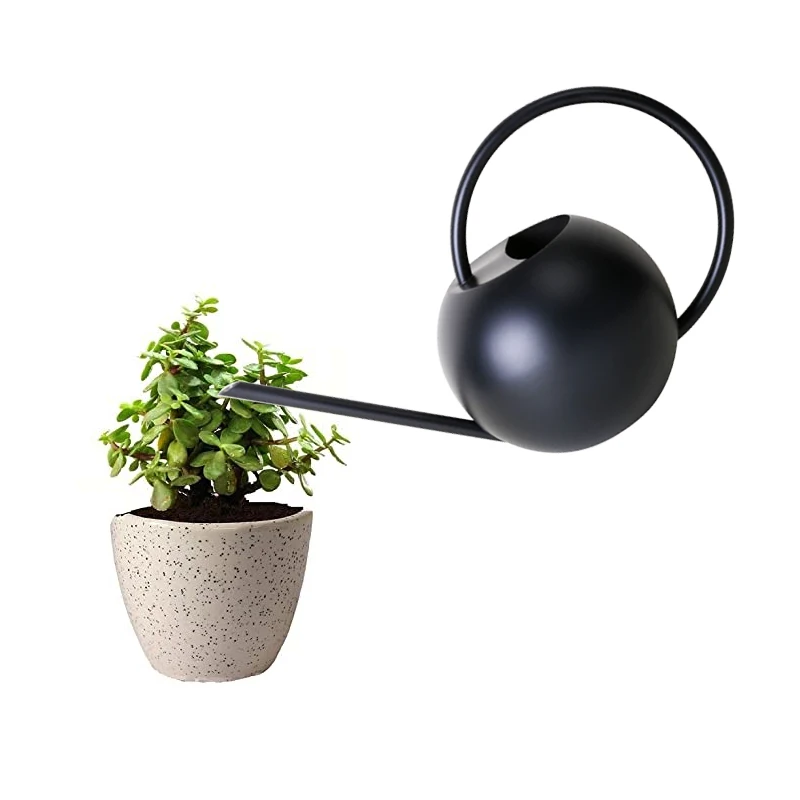 Garden Supplies Indoor Outdoor Cute Metal Steel Kids Watering Can Pot With Long Spout For Houseplant
