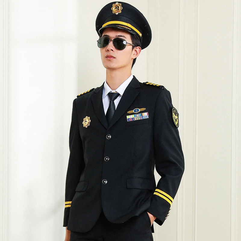 Airline flight attendant aviator pilot Jacket suits uniforms