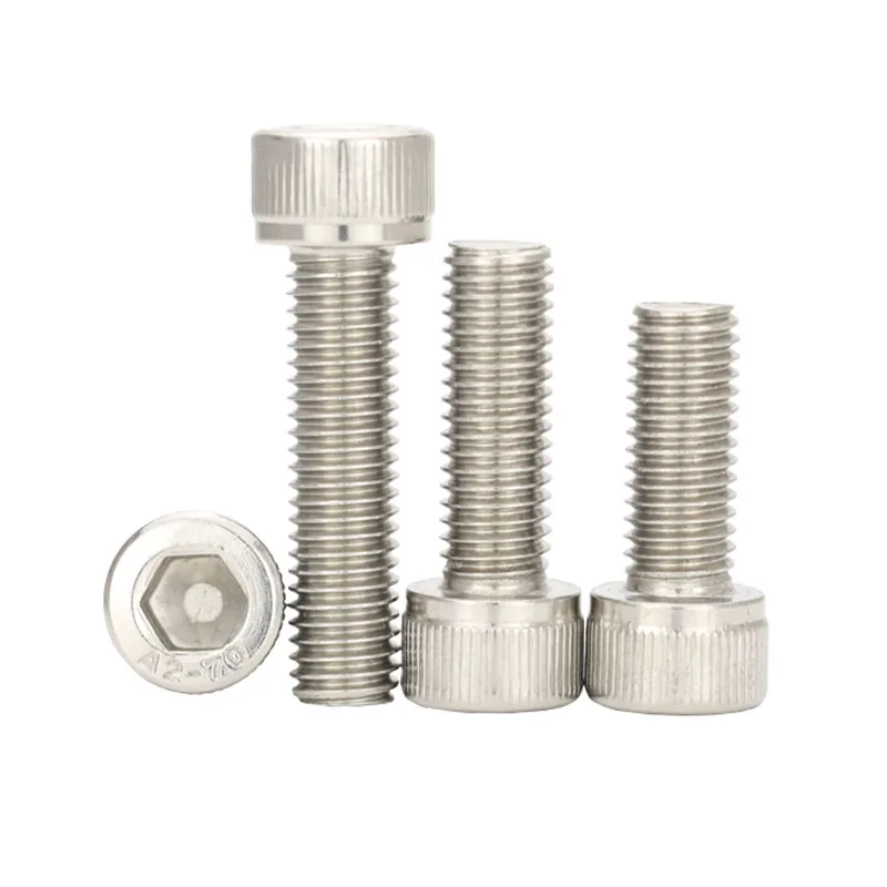 Factory direct sale SS304 stainless steel din 912 hex socket head cap screw 8mm-50mm