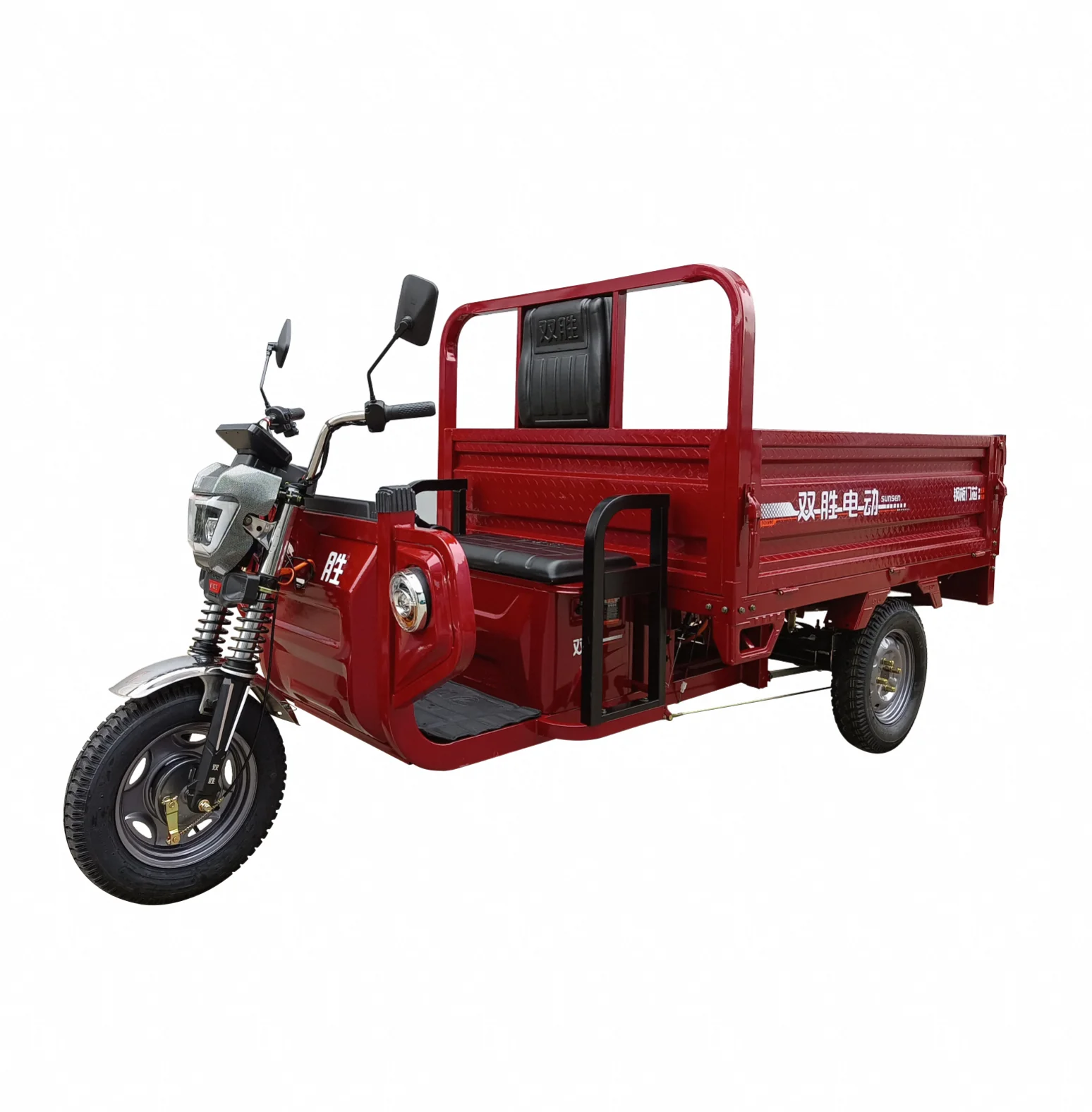 2024 Hot Sale Adult Electric Tricycle Heavy Duty Cargo Transportation Building Material Transportation 72V 1500w