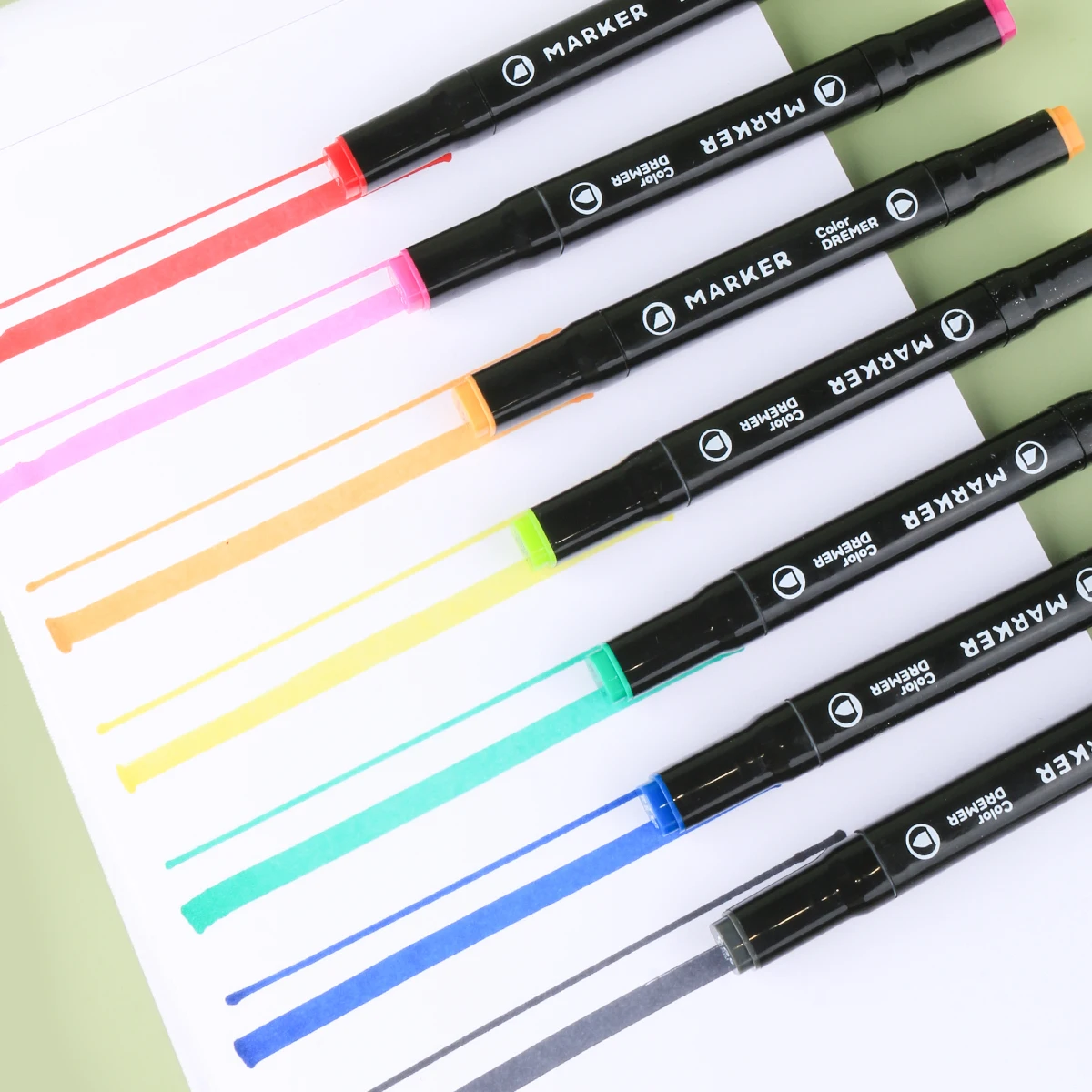Giorgione Brush Tip Marker Waterproof Wholesale Alcohol Based 120 Colors Dual Tip Acrylic Markers Pen With Canvas Bag