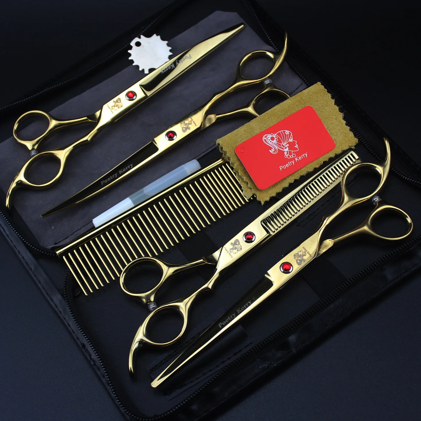 Stainless Steel Scissors Hair Professional Barber Salon Hairdressing Shears Cutting Styling Tool