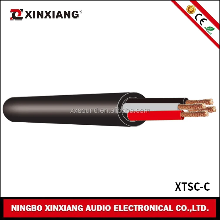 Высокочистый медный провод оксигена 12 14 awg ofc, акустический кабель 4 ядра