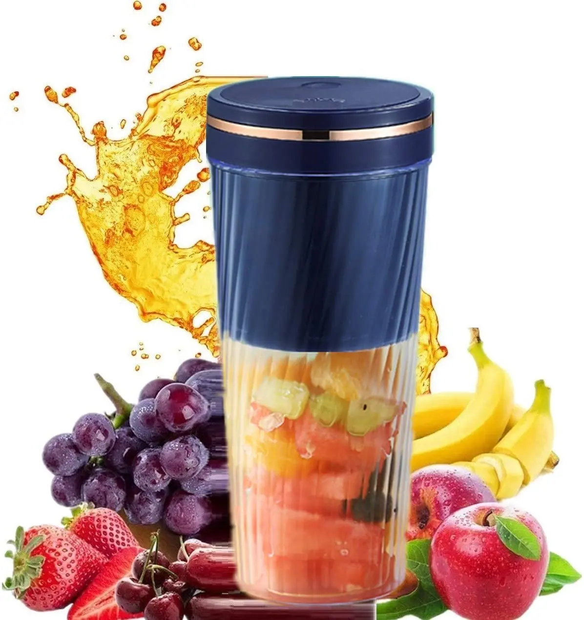 3 in 1 Fruit Juicer Smoothie Machine Mini Bottle Electric Portable Blender Cup Juicer