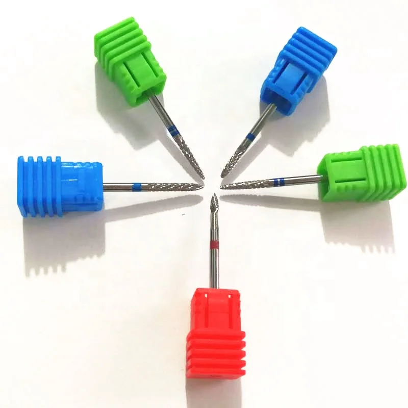Tungsten Carbide Nail Drill Bits Sets From Manicure Pedicure Grinding Head Electric