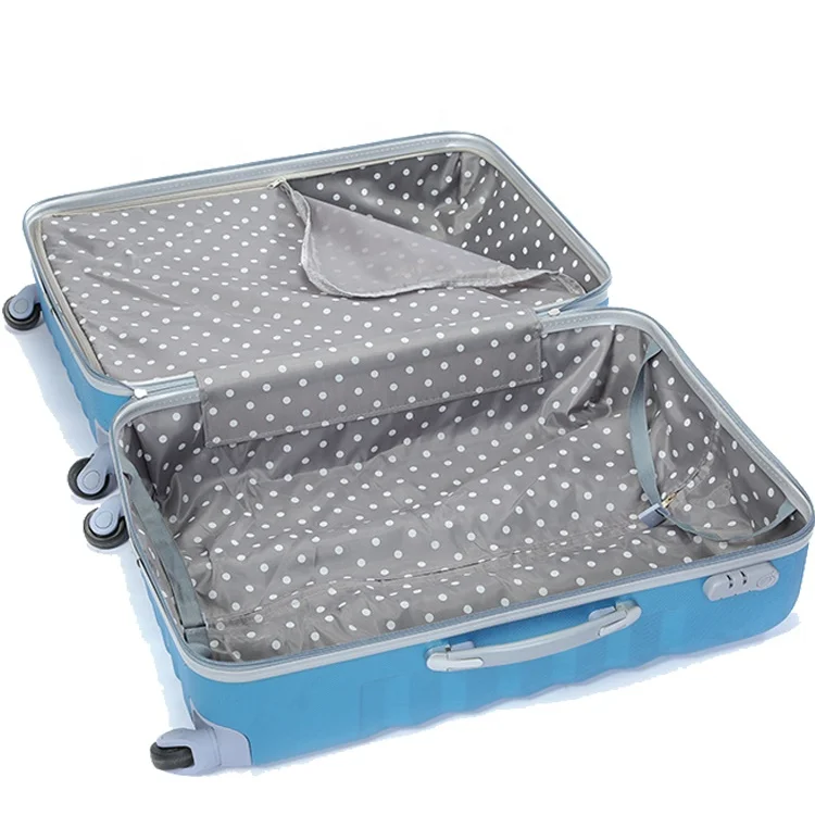 20 24 28 Inch ABS Hard Shell 360 Degree Spinner 4 Wheels Light Weight Combination Lock Carry on 3pcs Trolley Luggage Set