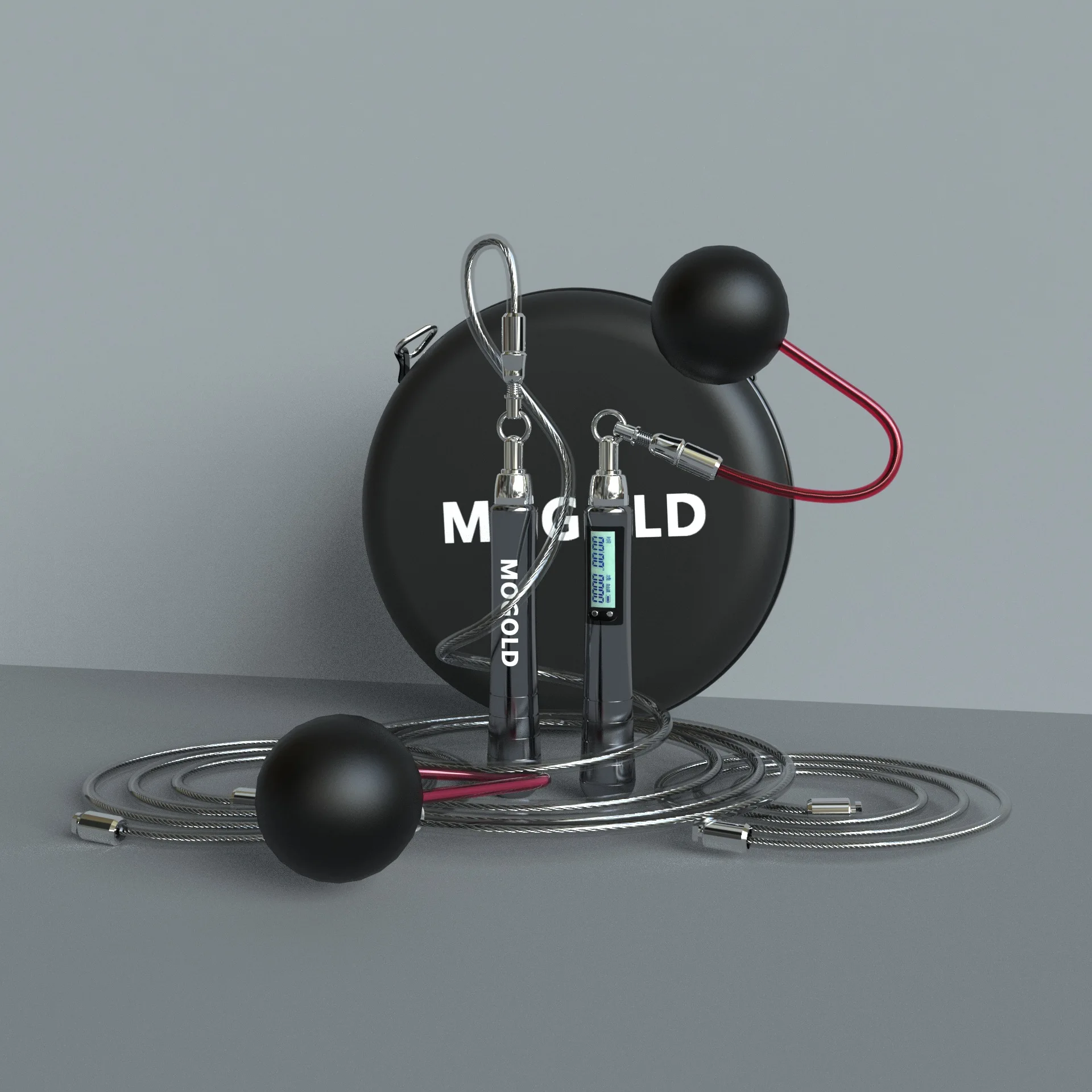 NEW arrival High Quality Adjustable Digital Weighted Jump Rope Smart App Skipping Rope for sale