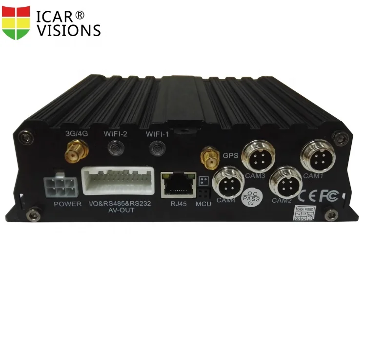 
4CH SD card Mobile DVR for GPS tracking and vehicle monitoring built-in wifi 3G 4G for fleet management 