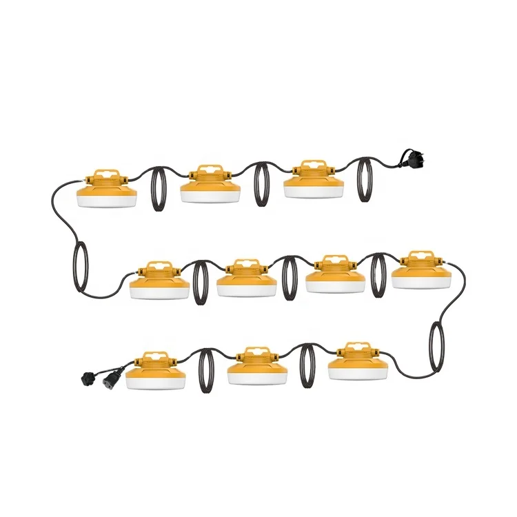 100W LED String Work Lights, Temporary Lighting Solution for Construction and Architectural Projects