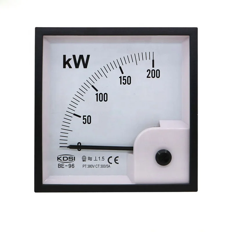 New model BE-96 3P3W 200kW 380V 300/5A analog panel watt kw panel power meter