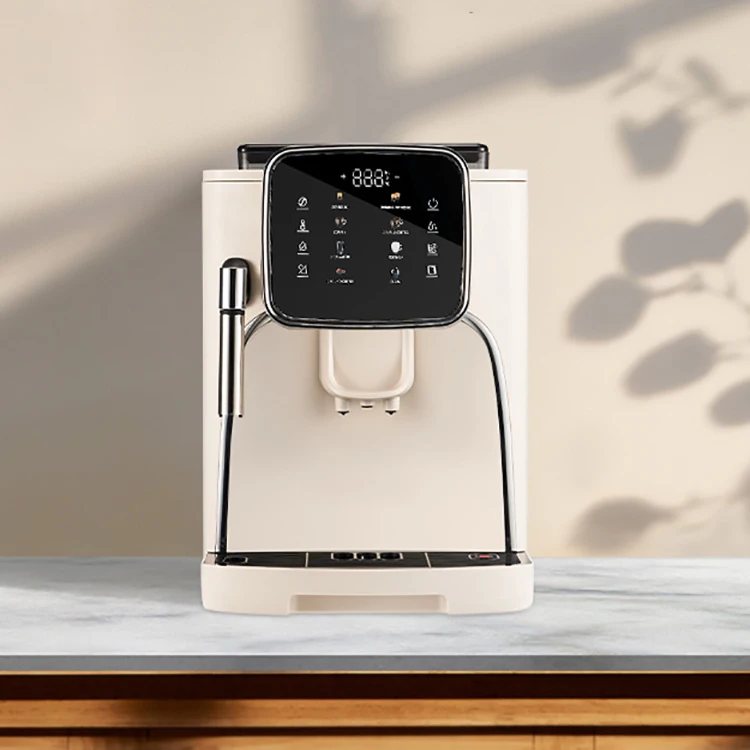 Office smart coffe bean to cup fully automatic commercial expresso espresso coffee machine maker with grinder