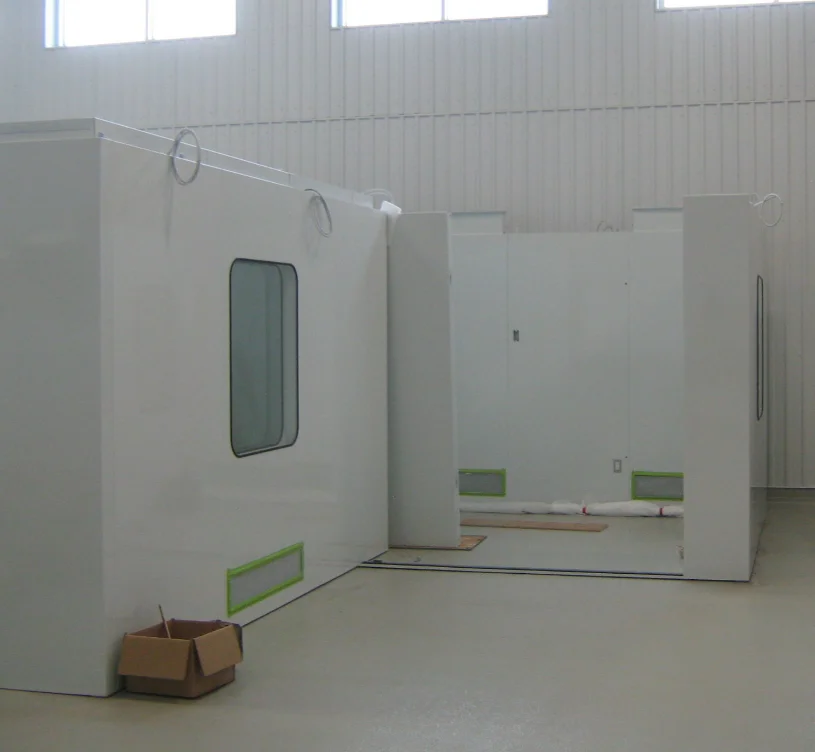 Laboratory Hard Wall ISO 7 Cleanroom Assembly Modular Portable Clean Room Project