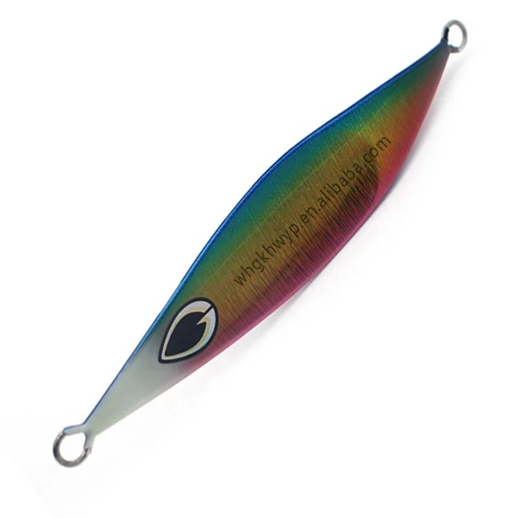 Wholesale Fishing Lures Metal Jigs 80g 100g 150g 200g 250g 300g Strong Glow Slow Pitch Jigging Lure With Jig Bait