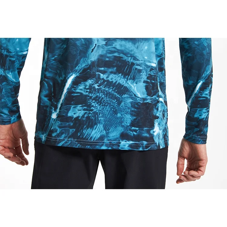 Moisture Wicking Fishing Clothing Shirt T Shirt Custom Long Sleeve Shirt Fishing