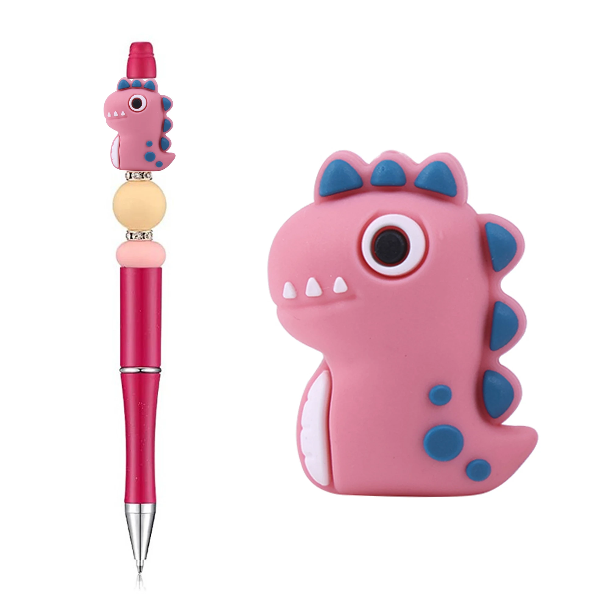 Top Fashion Cute Cool DIY Making Gift Kids Students Ballpoint Pens Black Ink Beadabl Pen