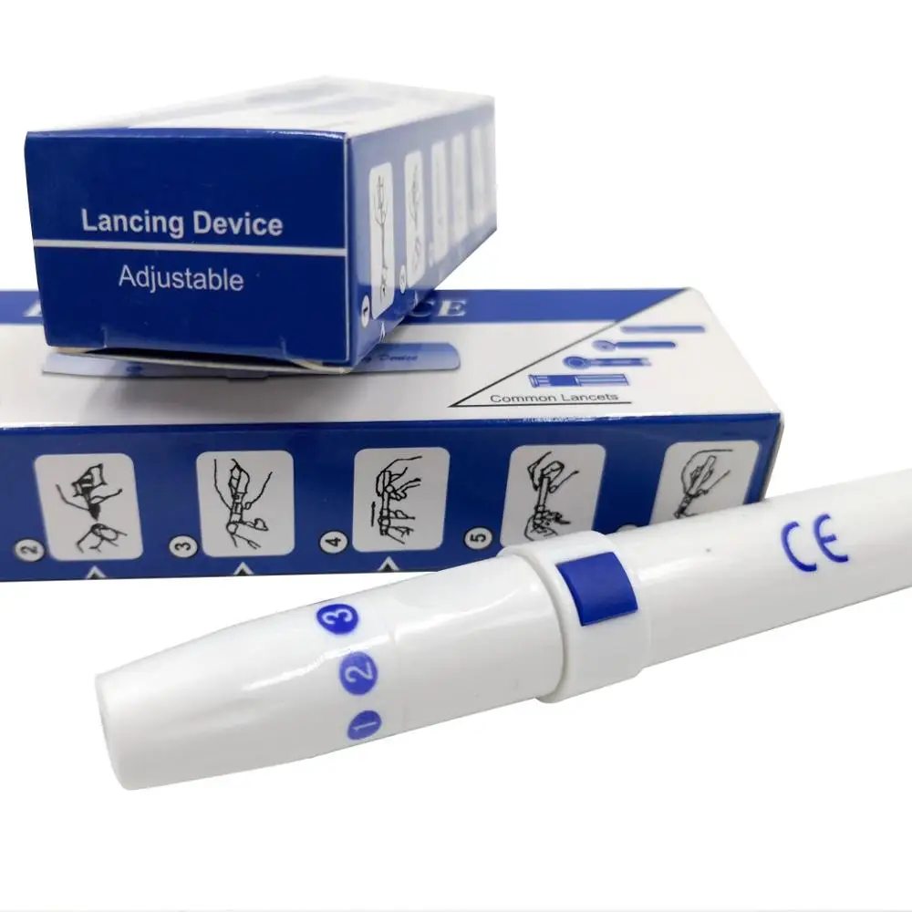 Promotional Disposable Lancing Device Ajustable Lancet Pen