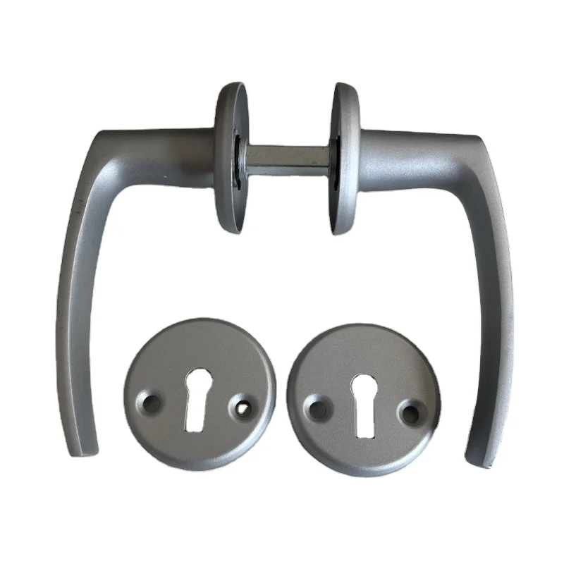 Nordic Style Slim Style Security Interior Complete Modern Key front  Handle Lock Set with locks for home kitchen