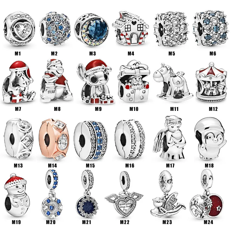 European DIY Sister Heart Charm Bead 925 Sterling Silver pandoraer Charms Jewelry Making charms pandor 925 pack al por mayor
