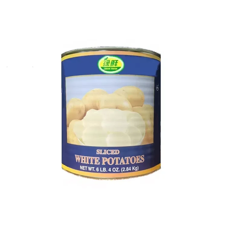 Chinese new season factory sales  canned potato whole/slice/dice in tin different specifications  low price & high quality
