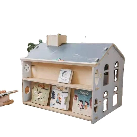HIGH QUALITY HOT SELLING FACTORY HOUSE BOOKCASA SHELF WITH STUDY DESK