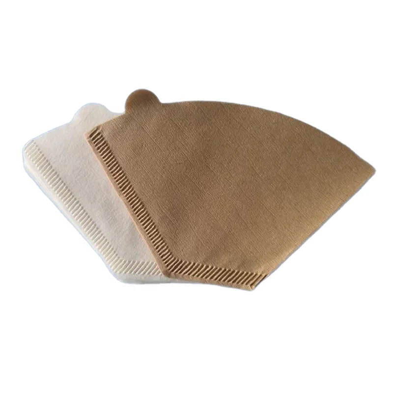 U103 Factory Price Unbleached U Shape Coffee Paper filters With Ear 103/104