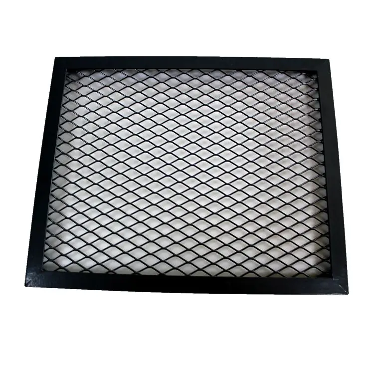 Diamond Hole Frame Expanded Metal Mesh Ceiling Building Building Cladding Ceiling Suspended Cladding Aluminum Metal Wire Mesh