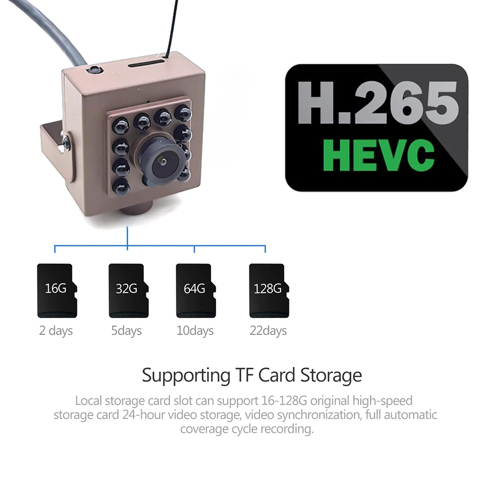 New Arrival CMOS 1080P 5MP IP Network P2P Cctv SD Card IR CUT Infrared Mini IR Wifi Wireless Camera With Double Bracket Camhi