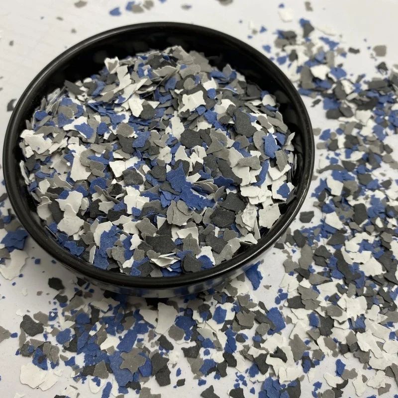 Modern Unique Style Floor Epoxy DIY Color Epoxy Flake Flooring,Color Flake