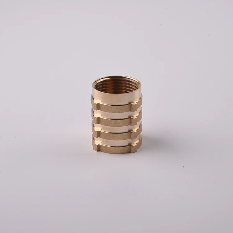 Male Threaded Straight Coupler Coupling Compression Brass Forging Pe Pipe Fitting Connector