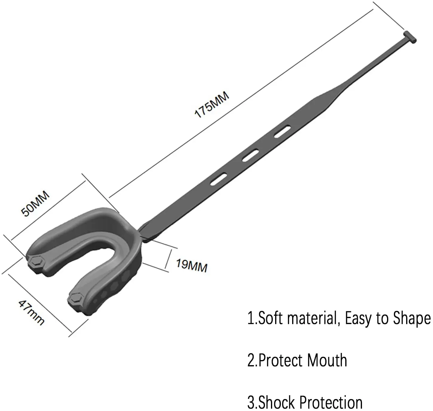 Custom Football Mouthguard Youth Sports Mouth Guard for Rugby Hockey Boxing MMA Basketball