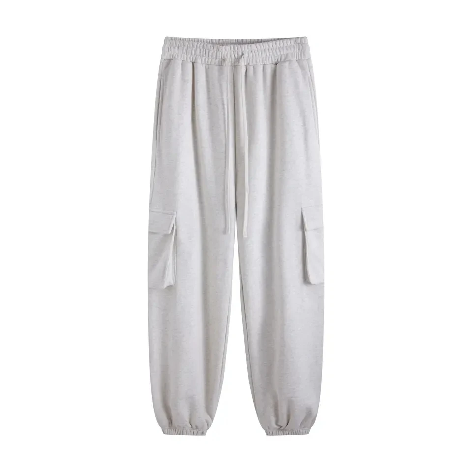 Spring Fleece Casual Cargo Track Pants Unisex Wholesale High Quality Oversized Cargo Pants Men
