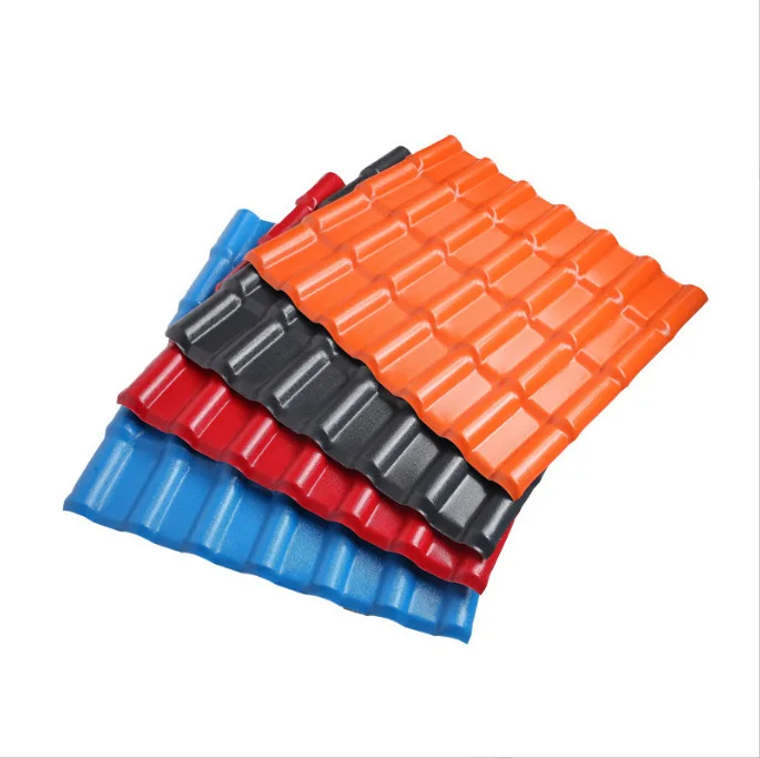 ASA UPVC Resin Roofing Sheet Synthetic Spanish Roof Tile Spanish Style Roof Tile