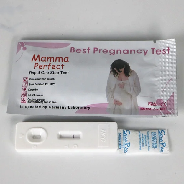 CE Approved Accurate HCG Test Strip Mamma HCG Pregnancy Test Cassette for homeuse