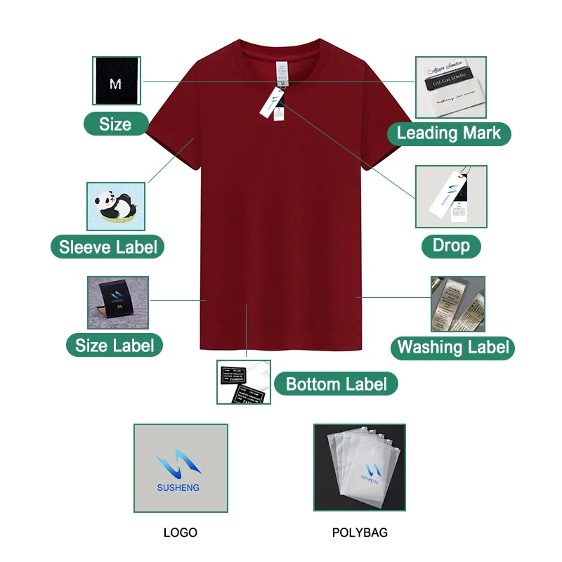 Solid Color Summer Polo Shirts Men Women Custom Short Sleeved Pure Cotton T-Shirt High Quality Silk Screen Printing Washed Neck