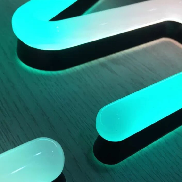 Direct advertising commercial display LED customizable acrylic neon
