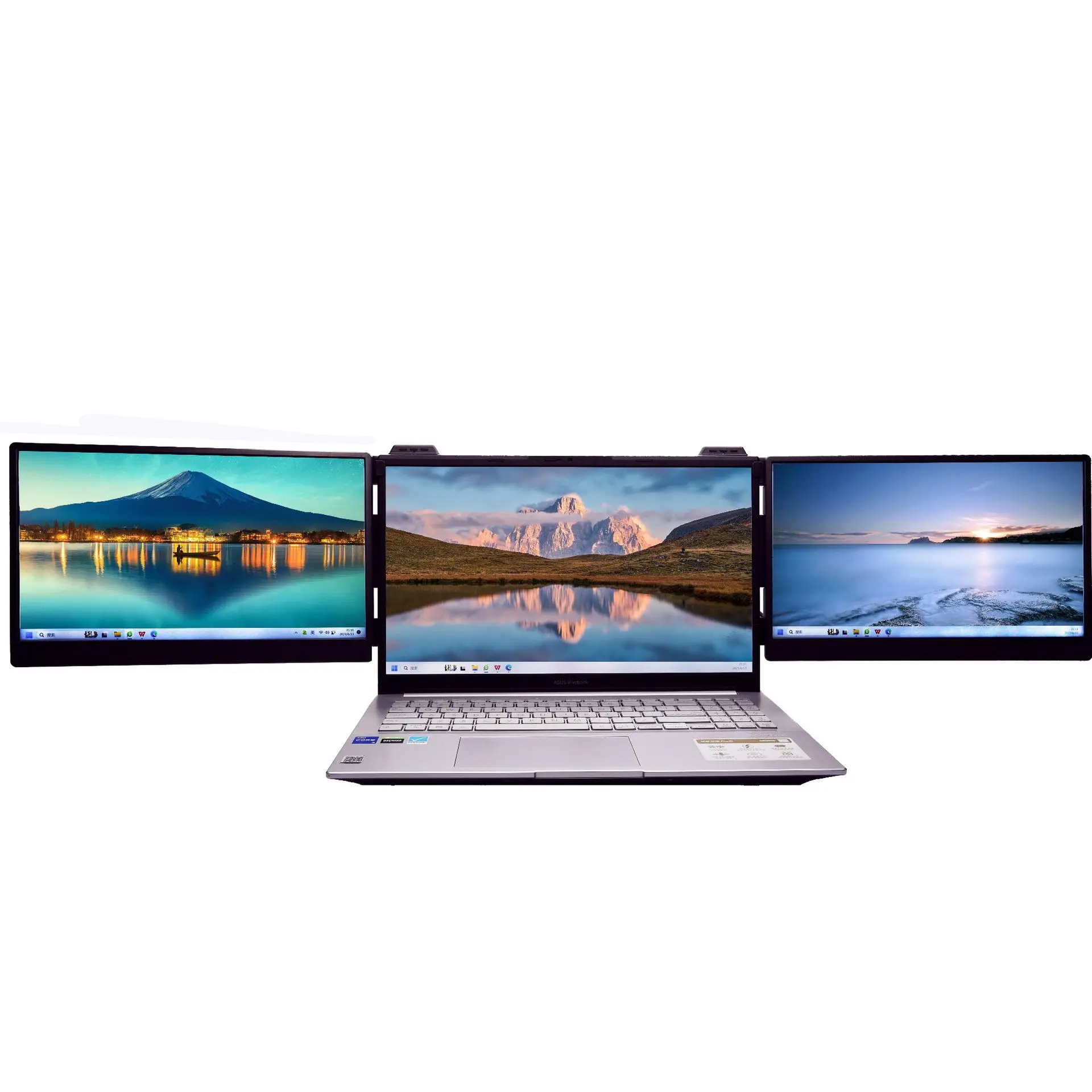 OEM портативный usb C порт тройной 13 3 дюймов 14 ips full hd 1080 экран для ноутбука удлинитель