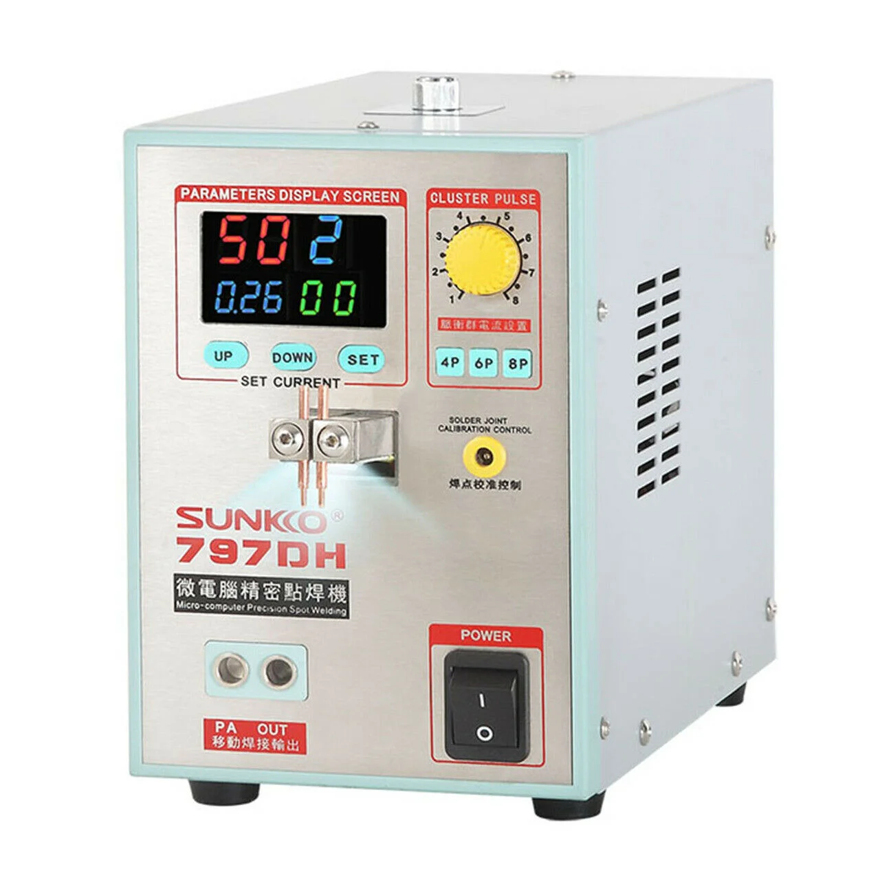 Мощный аппарат для точечной сварки Sunkko 797dh, кВА