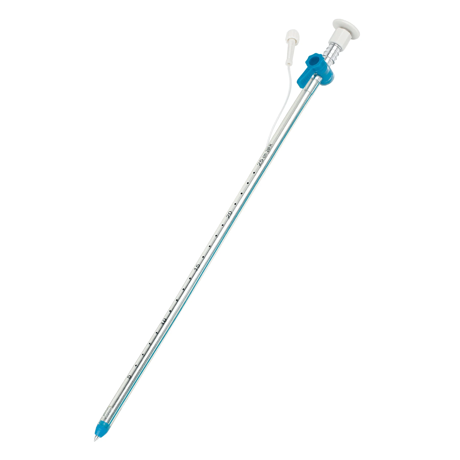 Disposables Thoracic Drainage Catheter with Trocar/Without Silicone / PVC Chest Tube